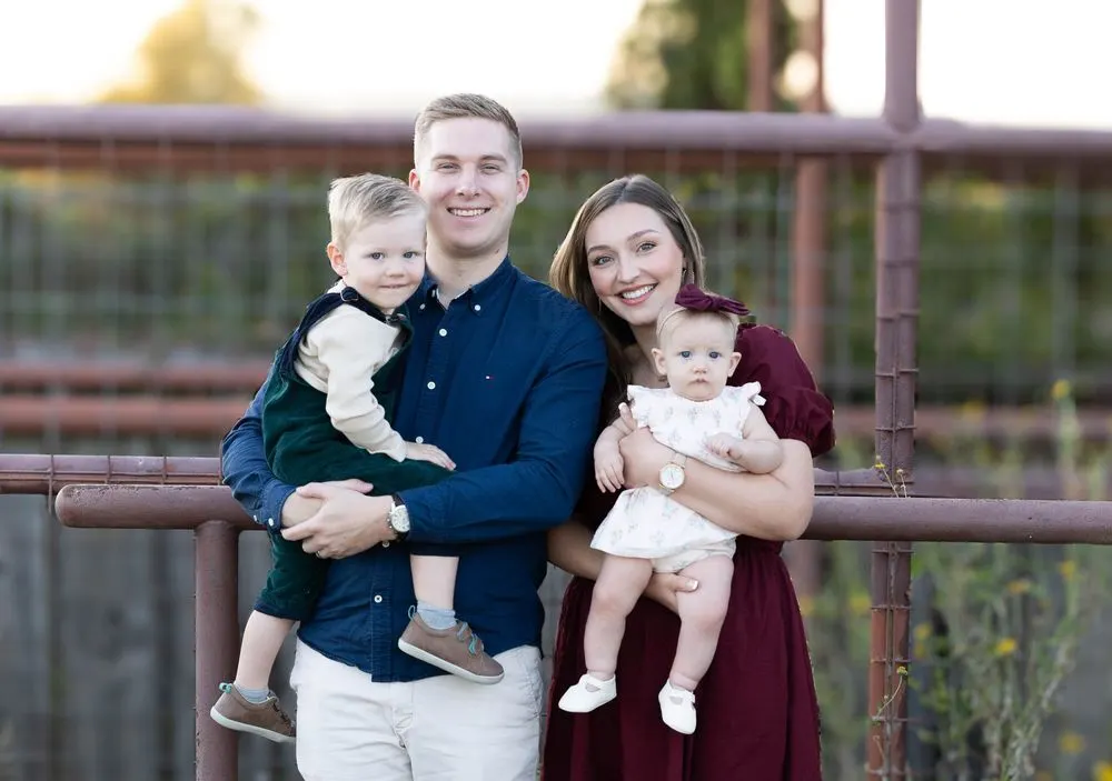A family photographed by Holly Rogers
